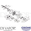 Grohe 19359 Mixer Spare Tech Diagram