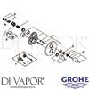 Grohe 19364000 Spare Diagram