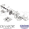 Grohe 19364LS0 Spare Diagram