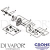 Grohe 19369000 Mixer Spare Diagram