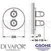 Grohe 19369LS0 Mixer Spare Diagram