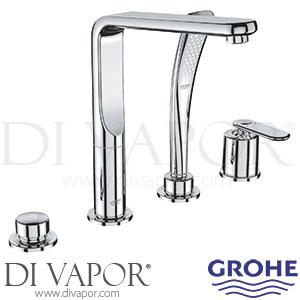 Grohe 19373000 Veris 4-Hole Single-Lever Bath Combination Spare Parts
