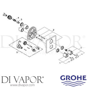 Grohe 19380 Allure Shower Mixer Valve Spare Parts