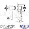 Grohe 19384000 Spare Diagram