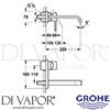 Grohe 19386000 GEN1 Mixer Spare Diagram
