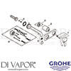 Grohe 19386000 GEN1 Mixer Spare Tech Diagram