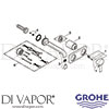 Grohe 19386000 Mixer Spare Tech Diagram