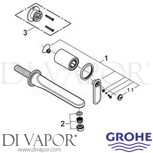 Grohe 19388 Veris 2-Hole Basin Mixer Tap Spare Parts