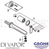 Grohe 19388 Mixer Spare Tech Diagram