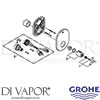 Grohe 19392000 Mixer Spare Tech Diagram