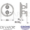 Grohe 19399000 Spare Diagram