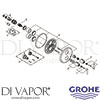 Grohe 19399000 Spare Tech Diagram