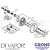 Grohe 19403000 Spare Diagram