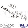 Grohe 19409000 Mixer Spare Diagram