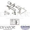 Grohe 19409DC1 Mixer Spare Tech Diagram