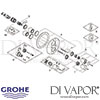 Grohe Grohtherm 2000 Special Thermostat Integrated 2Way Diverter Shower Spares