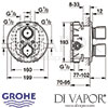Grohe Automatic 2000 Special Grotherm 2Way Diverter Shower Dimensions