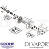 Grohe Ondus Thermostat Integrated 2-Way Diverter Spares
