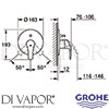 Grohe 19450 Mixer Spare Diagram