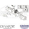 Grohe 19450002 Mixer Spare Tech Diagram