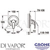Grohe 19451 Mixer Spare Diagram