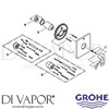 Grohe 19455KS0 Mixer Spare Diagram