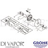 Grohe 19459001 Mixer Spare Tech Diagram
