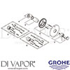 Grohe 19463001 Mixer Spare Diagram