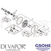 Grohe 19468 Spare Tech Diagram