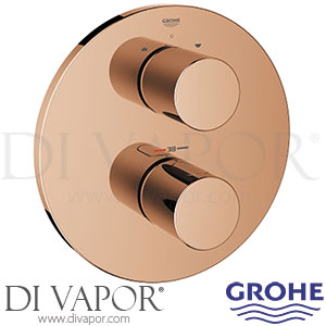 Grohe 19468DA0 Grohtherm 3000 Cosmopolitan Thermostat with Integrated 2-Way Diverter Spare Parts