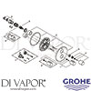 Grohe 19468DC0 Spare Tech Diagram