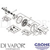 Grohe 19468DL0 Spare Tech Diagram