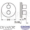 Grohe 19468GL0 Spare Diagram