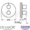 Grohe 19468GN0 Spare Diagram