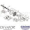 Grohe 19468GN0 Spare Tech Diagram