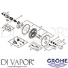 Grohe 19468LS0 Spare Tech Diagram