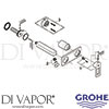 Grohe 19479KS0 Mixer Spare Diagram