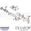 Grohe Quadra 2-Hole Basin Mixer S-Size Tap Spares