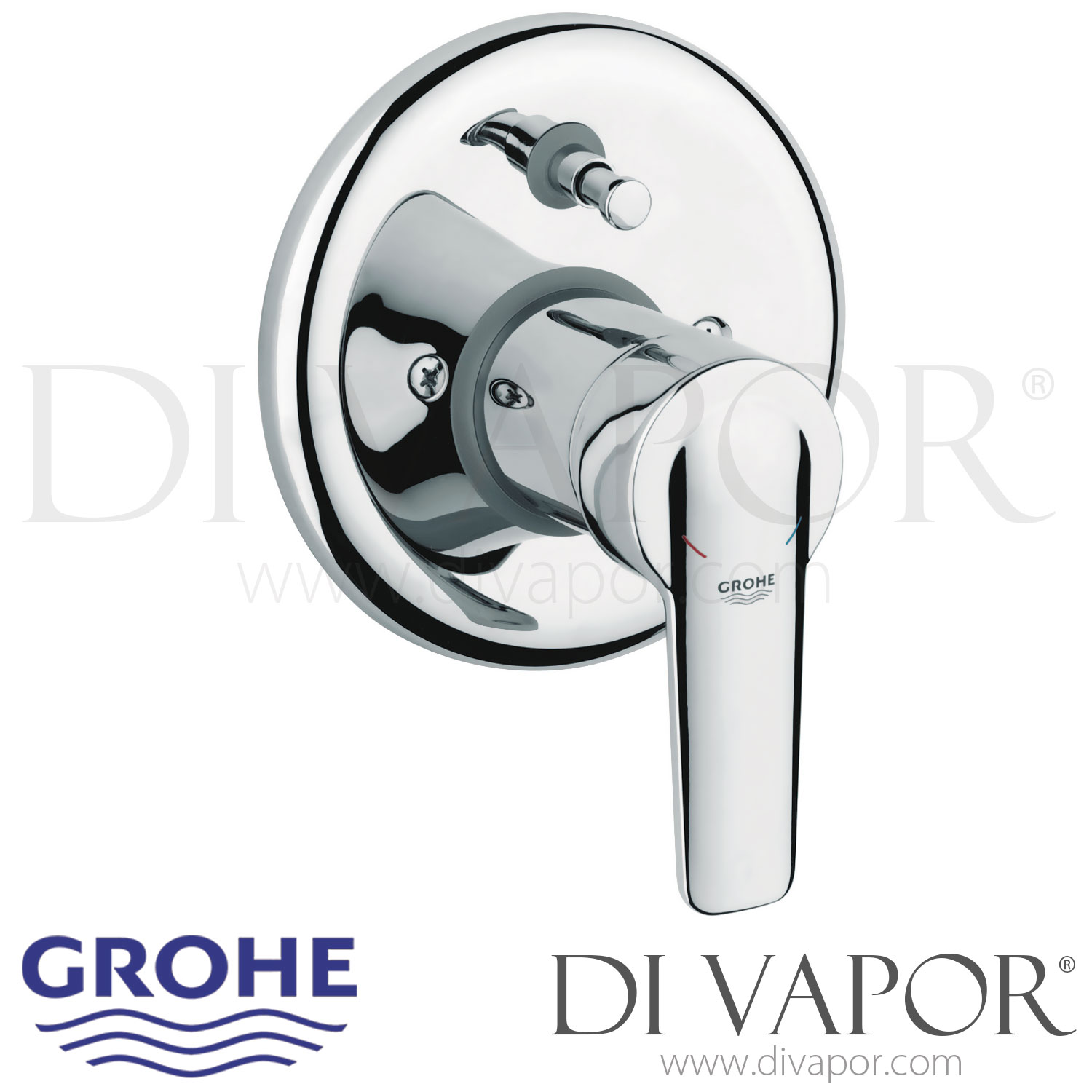 GROHE 46926000 Kitchen Sink Faucet Aerator – Starlight Chrome, SpeedClean Anti-Lime, With Removal Key