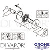Grohe 19506002 Mixer Spare Diagram