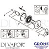 Grohe 19506LS3 Mixer Spare Diagram