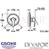 Grohe Eurostyle Shower Mixer Dimensions