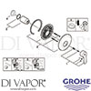 Grohe 19507002 Mixer Spare Diagram