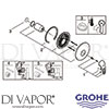 Grohe 19507LS3 Mixer Spare Diagram