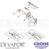 Grohe 19534000 Mixer Spare Diagram