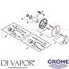 Grohe 19536 Mixer Spare Tech Diagram