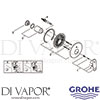 Grohe 19536002 Mixer Spare Diagram
