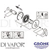 Grohe 19548LS2 Mixer Spare Diagram