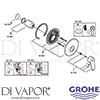 Grohe 19549LS2 Mixer Spare Diagram