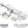 Grohe Grohtherm 3000 Cosmopolitan Thermostatic Shower Mixer Spares